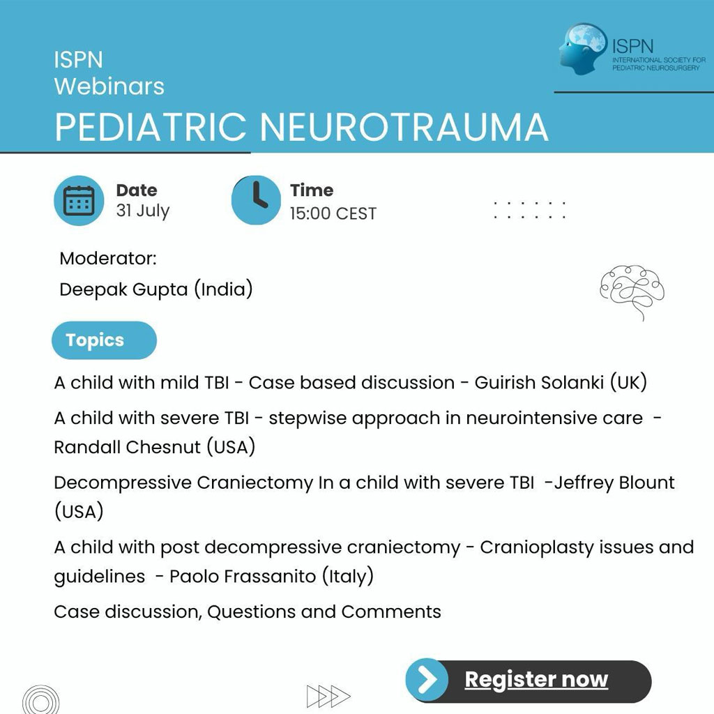 Webinar: Pediatric Neurotrauma
